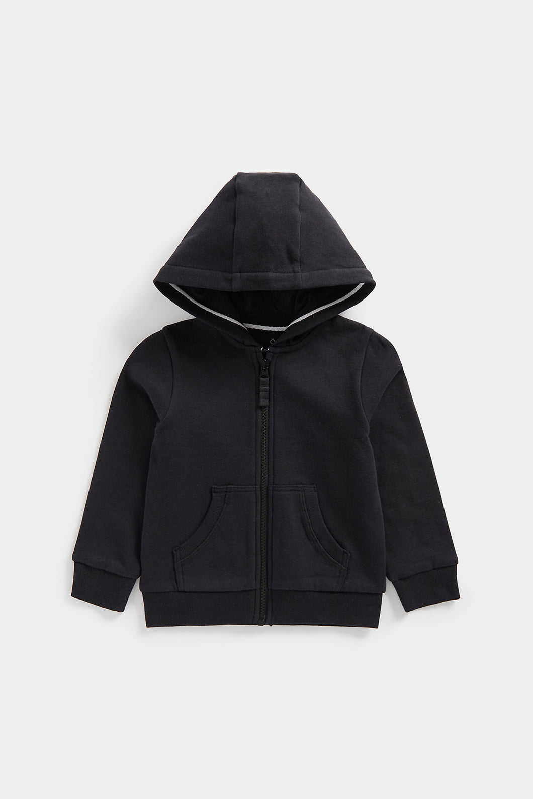 Mothercare Black Zip-Up Hoody