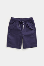 Load image into Gallery viewer, Mothercare Navy Cargo Shorts
