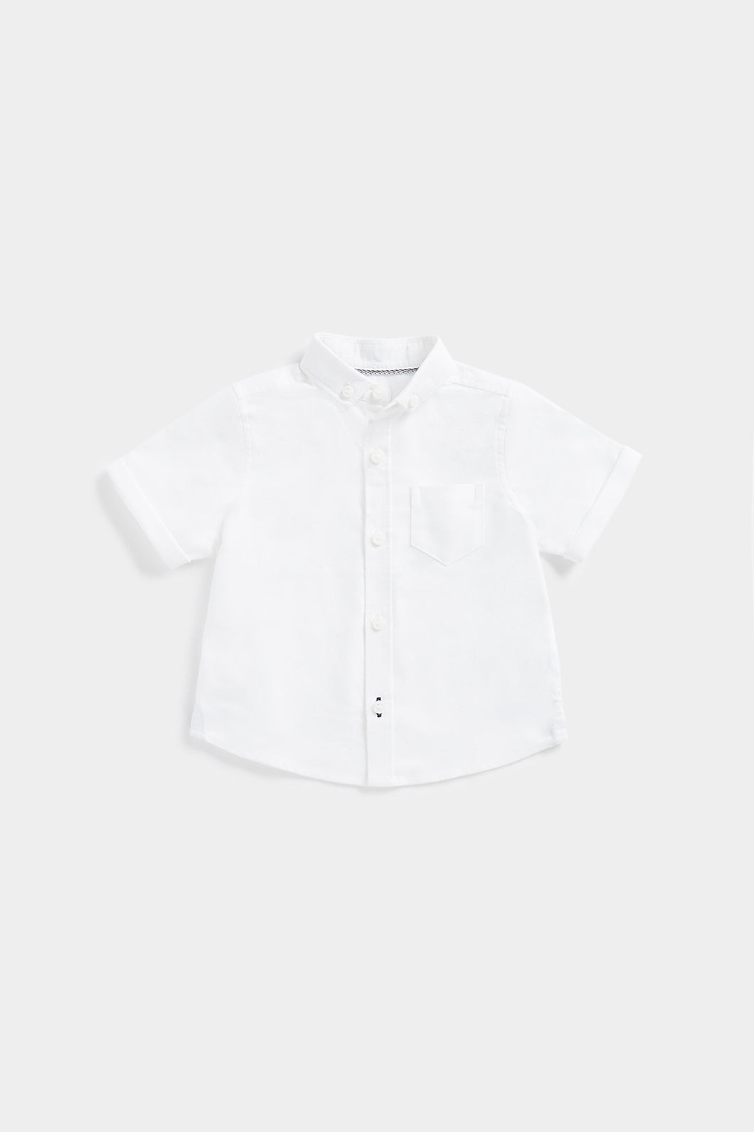 Mothercare White Short-Sleeved Shirt