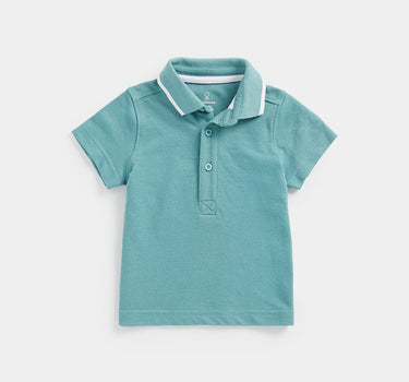 Mothercare Teal Polo Shirt