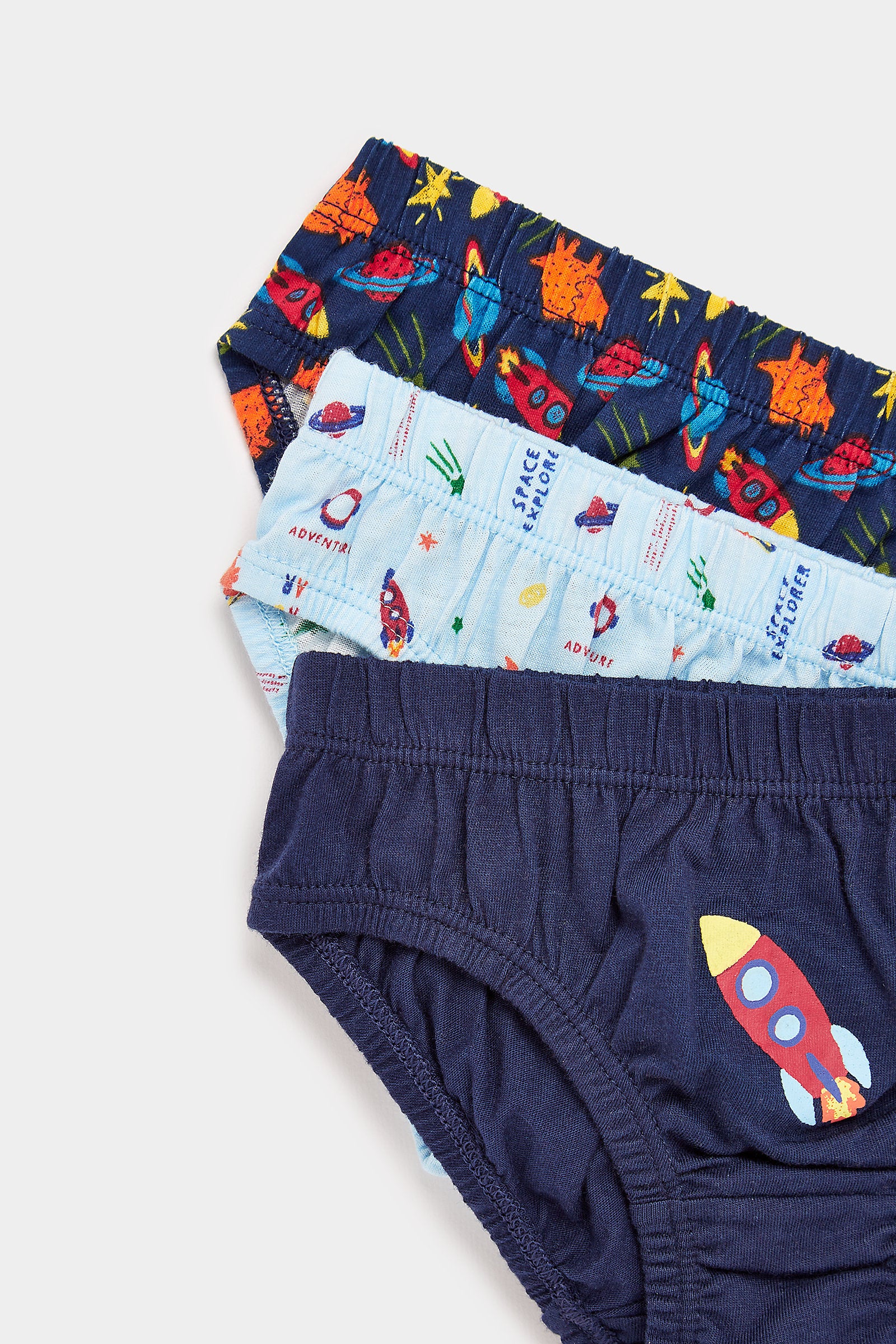 Mothercare Space Dinosaur Briefs - 5 Pack