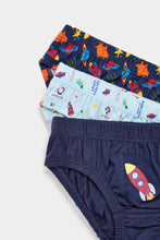 Load image into Gallery viewer, Mothercare Space Dinosaur Briefs - 5 Pack
