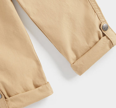 Mothercare Tan Poplin Roll-Up Trousers