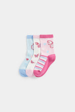 Load image into Gallery viewer, Mothercare Butterfly Socks - 3 Pack
