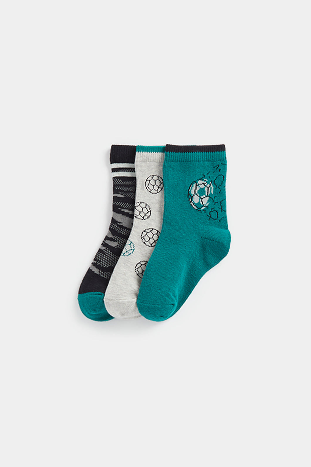 Mothercare Football Socks- 3 Pack