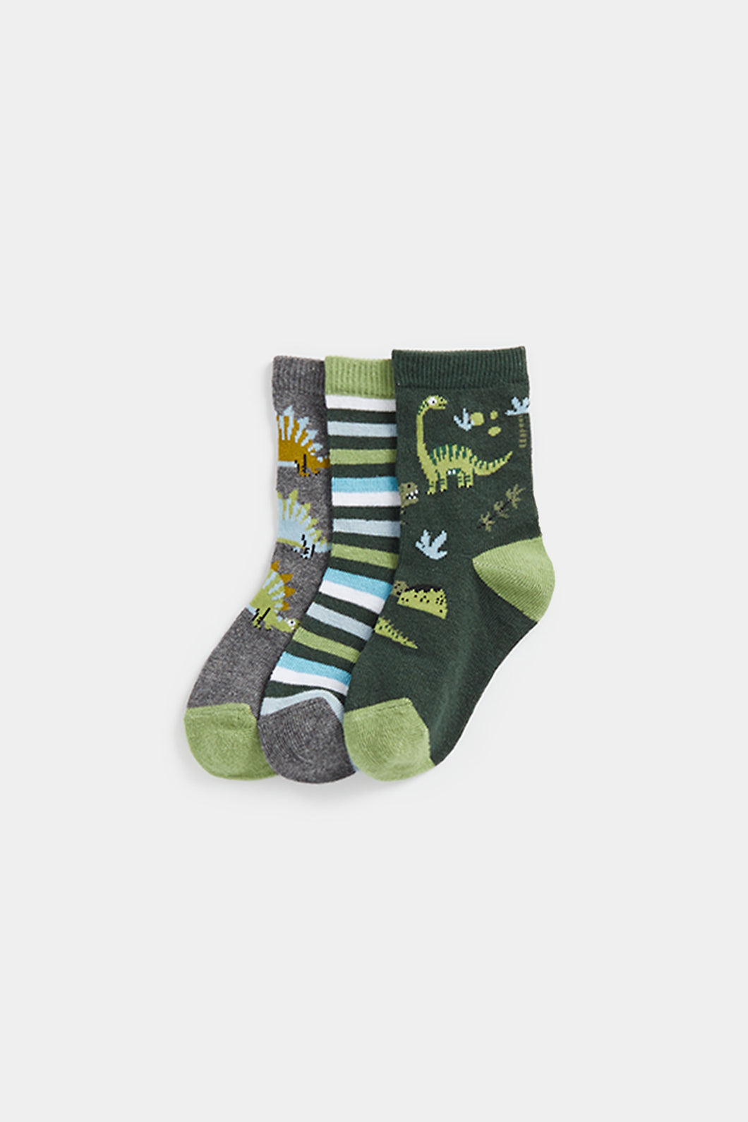 Mothercare Dinosaur Socks - 3 Pack