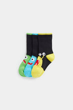 Load image into Gallery viewer, Mothercare Monster Socks - 3 Pack

