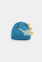 Load image into Gallery viewer, Mothercare Dinosaur Knitted Baby Hat
