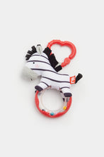 Load image into Gallery viewer, Mothercare M Play Zebra Rattle
