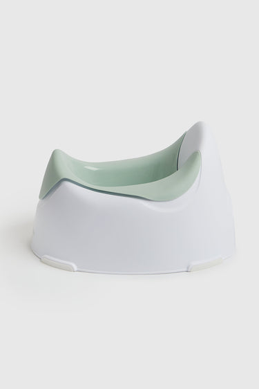 Mothercare Potty High Back Green And White