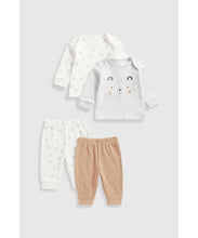 Load image into Gallery viewer, Mothercare Bear Baby Pyjamas - 2 Pack
