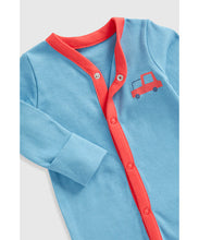 Load image into Gallery viewer, Mothercare Cars Baby Sleepsuits - 3 Pack
