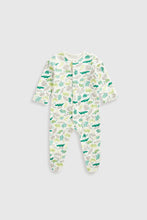 Load image into Gallery viewer, Mothercare Reptiles Baby Sleepsuits - 3 Pack
