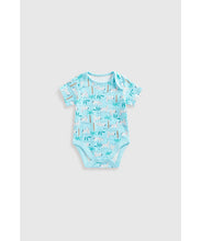 Load image into Gallery viewer, Mothercare Zebra Short-Sleeved Bodysuits - 5 Pack

