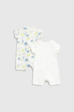 Load image into Gallery viewer, Mothercare Dinosaur Rompers - 2 Pack

