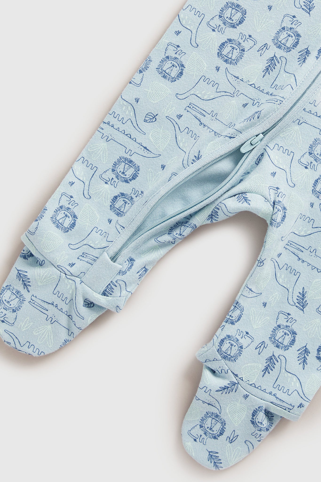 Buy Mothercare Safari ZipUp Baby Sleepsuits 2 Pack Online in Malaysia Mothercare 👶