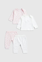 Load image into Gallery viewer, Mothercare Floral Bunny Baby Pyjamas - 2 Pack
