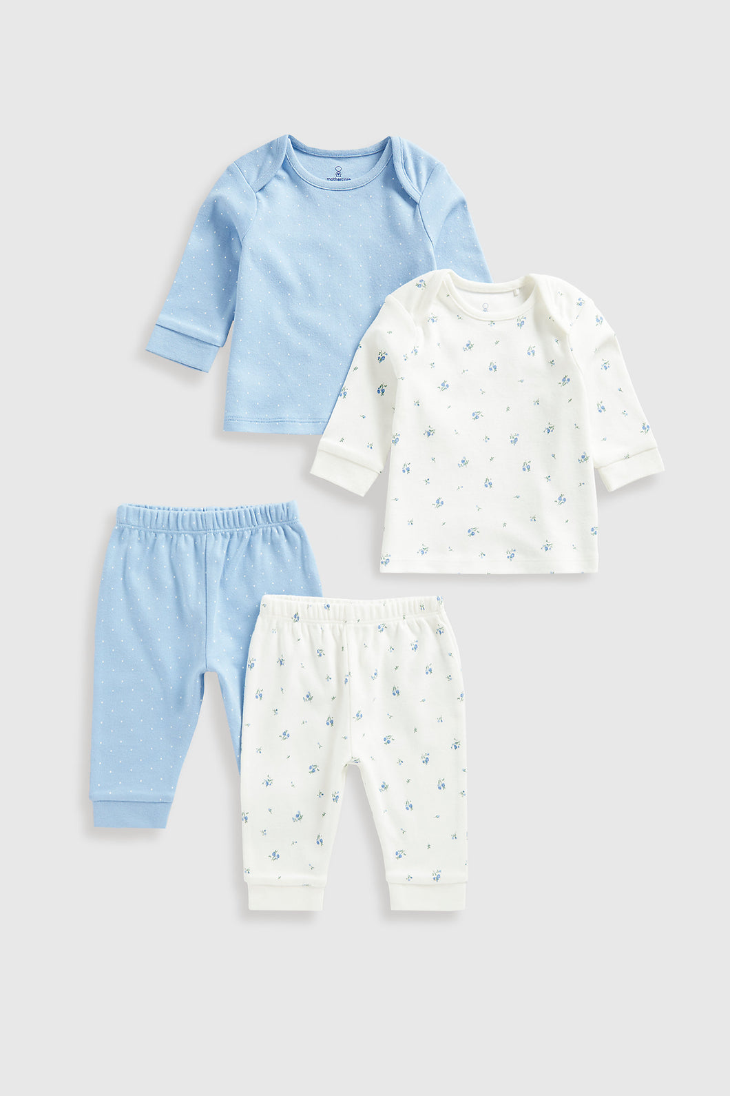 Mothercare Ditsy Baby Pyjamas - 2 Pack