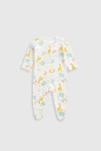 Load image into Gallery viewer, Mothercare Safari Baby Sleepsuits - 3 Pack
