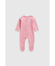 Load image into Gallery viewer, Mothercare Zebra Baby Sleepsuits - 3 Pack
