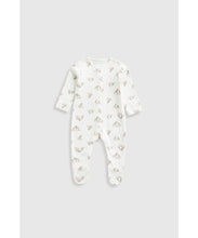 Load image into Gallery viewer, Mothercare Zebra Baby Sleepsuits - 3 Pack
