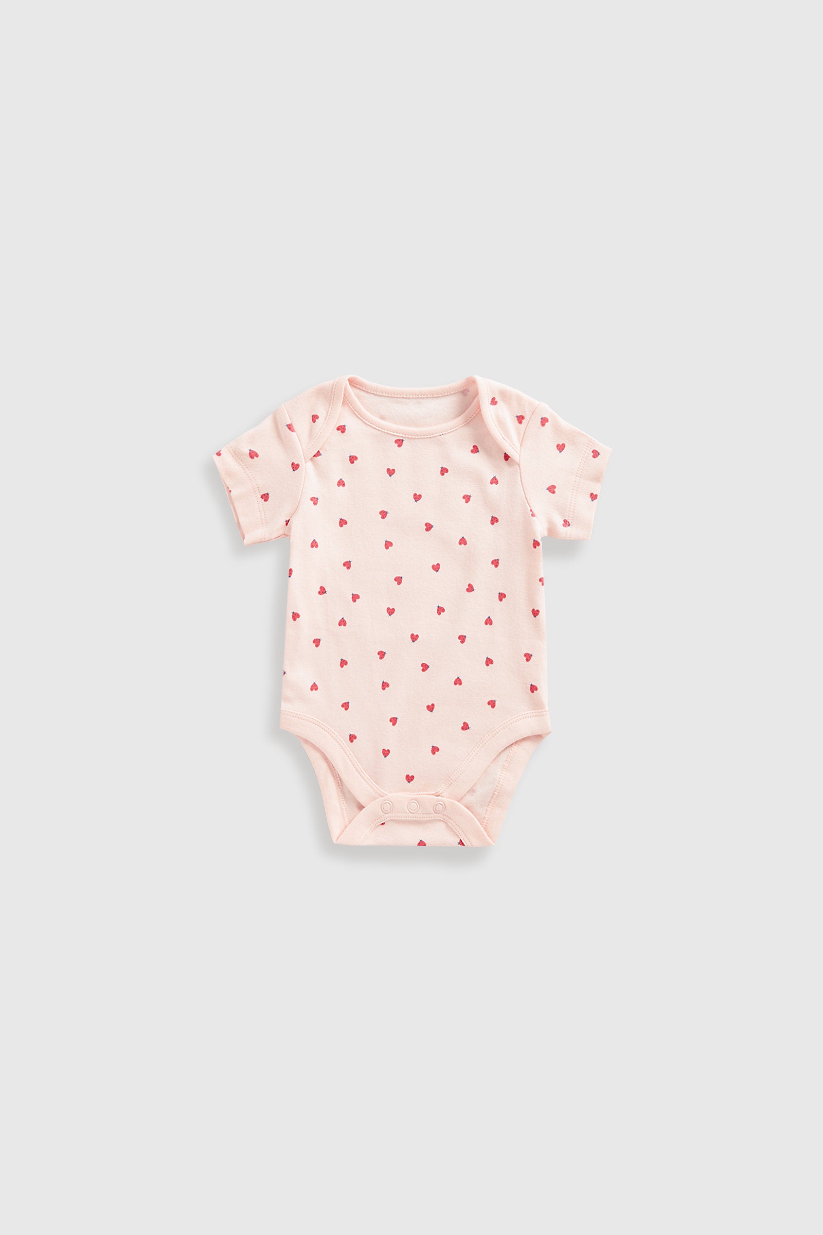 Mothercare Ladybird Short-Sleeved Bodysuits - 5 Pack