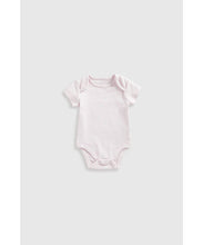 Load image into Gallery viewer, Mothercare Wild Flowers Short-Sleeved Bodysuits - 5 Pack
