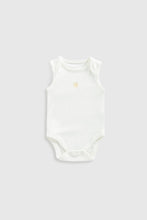 Load image into Gallery viewer, Mothercare Safari Faces Sleeveless Bodysuits - 5 Pack
