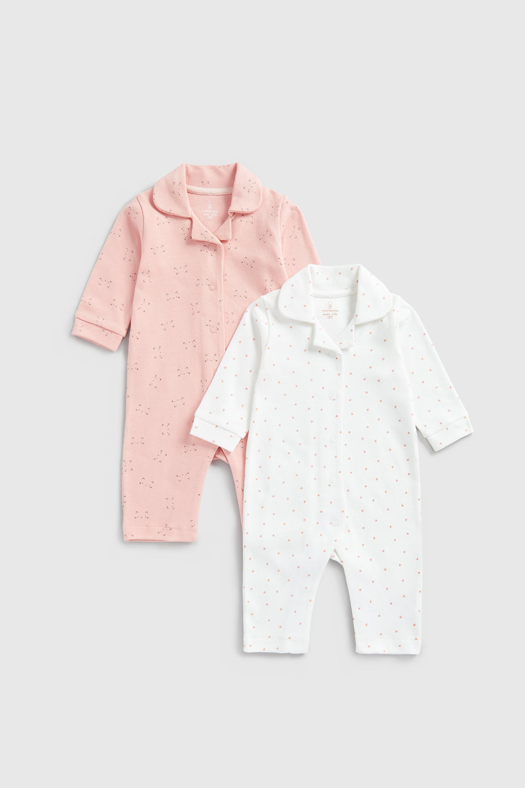 Mothercare Cat All-in-One Baby Pyjamas