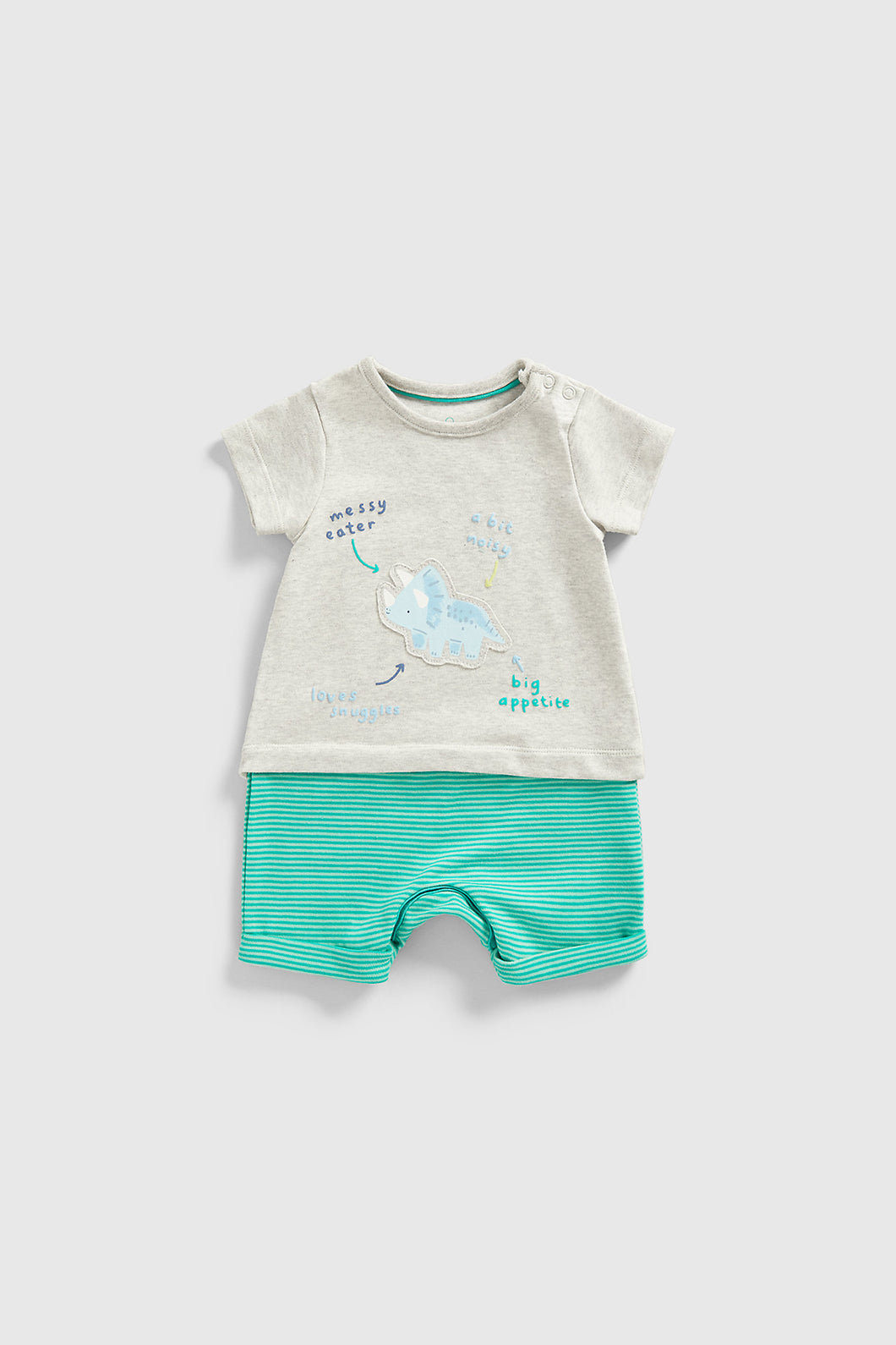 Mothercare Dinosaur Mock Romper