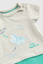 Load image into Gallery viewer, Mothercare Dinosaur Mock Romper
