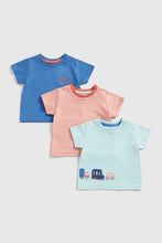 Load image into Gallery viewer, Mothercare Vehicles T-Shirts - 3 Pack
