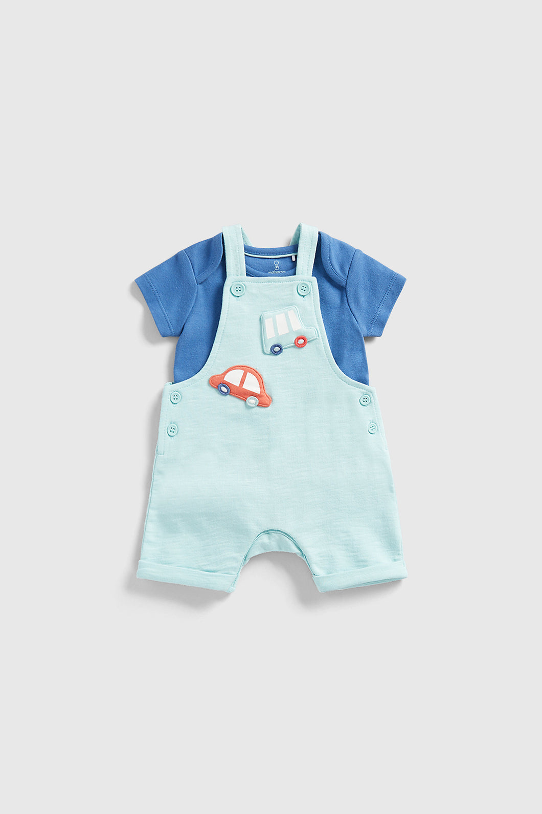 Mothercare Bibshorts and Bodysuit Outfit Set