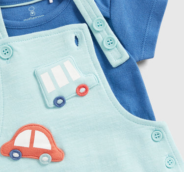 Mothercare Bibshorts and Bodysuit Outfit Set