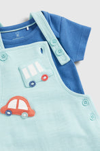 Load image into Gallery viewer, Mothercare Bibshorts and Bodysuit Outfit Set
