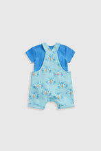 Load image into Gallery viewer, Mothercare Tiger Bibshorts And Bodysuit Set
