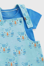 Load image into Gallery viewer, Mothercare Tiger Bibshorts And Bodysuit Set
