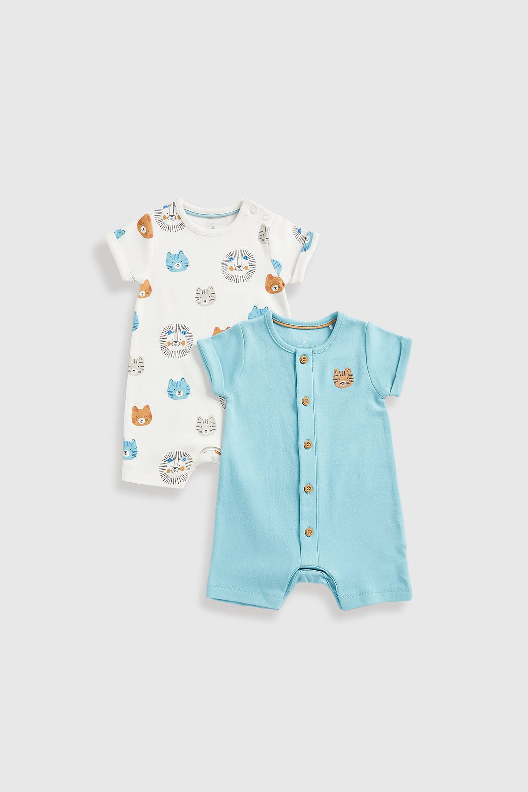 Mothercare Tiger Rompers - 2 Pack