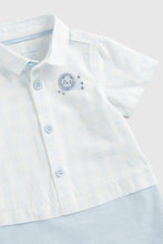 Load image into Gallery viewer, Mothercare My First Mock Shirt and Shorts Romper
