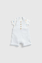 Load image into Gallery viewer, Mothercare My First Safari Bibshorts and Bodysuit Set

