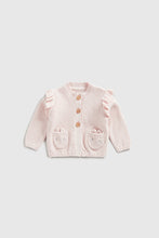 Load image into Gallery viewer, Mothercare My First Pink Knitted Cardigan
