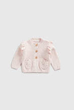 Load image into Gallery viewer, Mothercare My First Pink Knitted Cardigan
