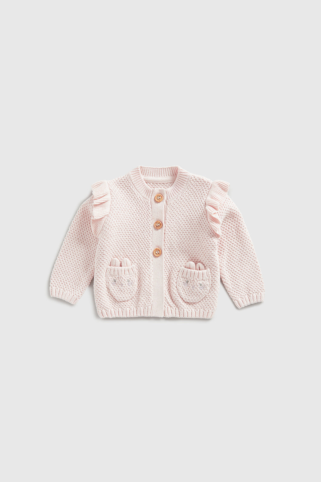 Mothercare My First Pink Knitted Cardigan
