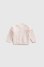 Load image into Gallery viewer, Mothercare My First Pink Knitted Cardigan
