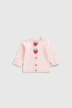 Load image into Gallery viewer, Mothercare Pink Strawberry Cardigan
