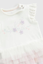 Load image into Gallery viewer, Mothercare Floral Bird Tutu Bodysuit
