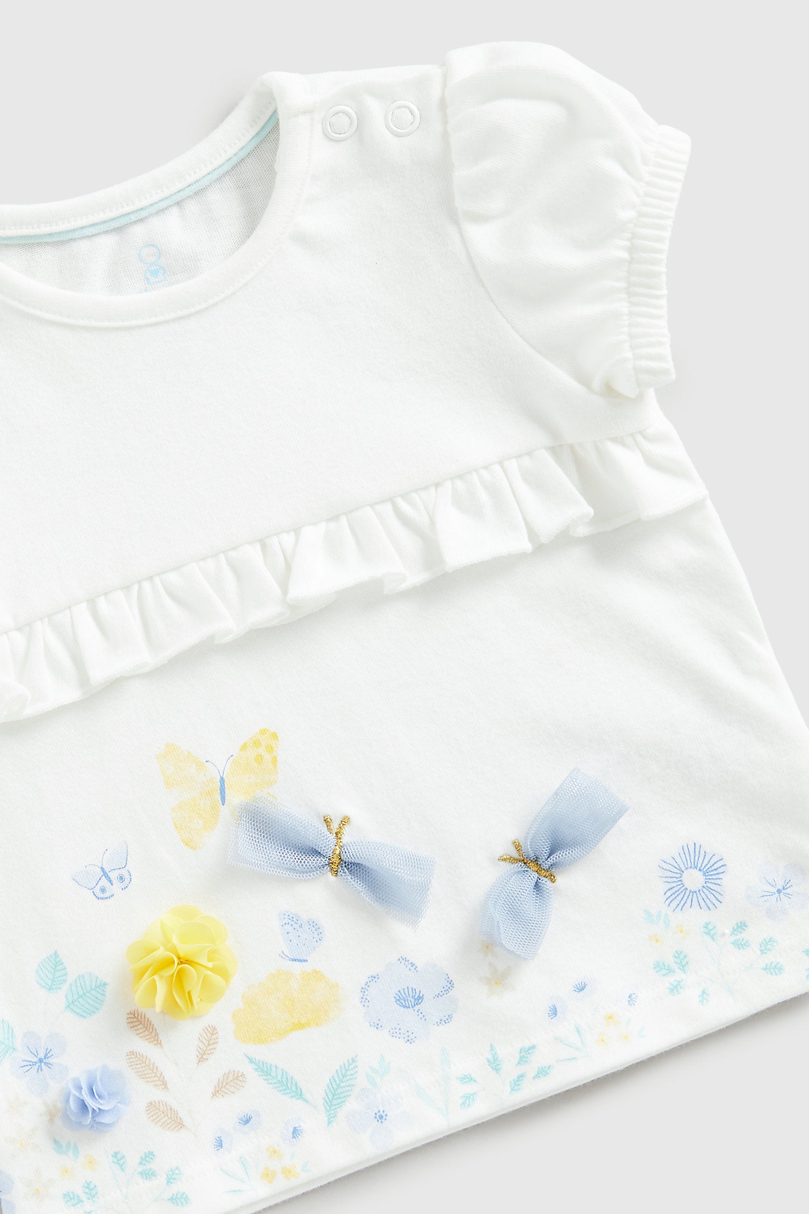 Mothercare Butterfly T-Shirts - 2 Pack