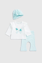 Load image into Gallery viewer, Mothercare Butterfly 3-Piece Baby Outfit Set
