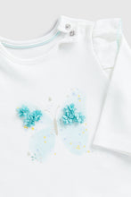 Load image into Gallery viewer, Mothercare Butterfly 3-Piece Baby Outfit Set
