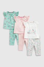 Load image into Gallery viewer, Mothercare Garden T-Shirts and Leggings Set - 6 Piece
